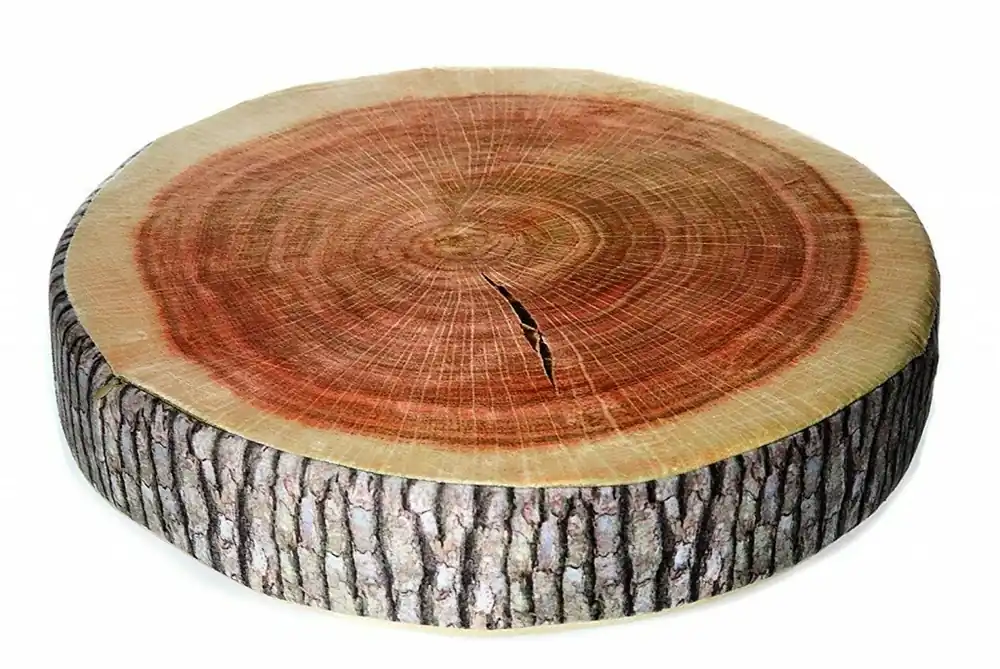 GABY Polštářek Dřevo kulaté Borovice 40x15cm Výprodej
