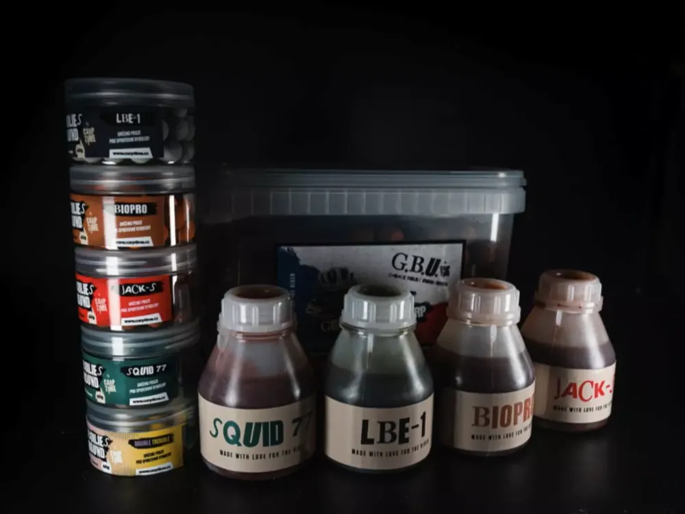 Top Prodej Carp Time G.B.U. GOD SAVE THE CARP SET 3kg boilies, 1x dip, 2x pop ups