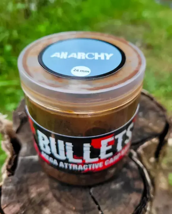 Speciální Cena Carp Time G.B.U. BULLETS ANARCHY - dipované boilies 200g