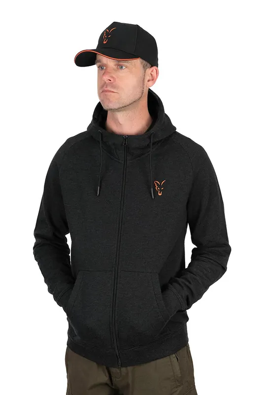 Must-Have FOX Mikina COLLECTION LW HOODY BLACK & ORANGE VÝPRODEJ
