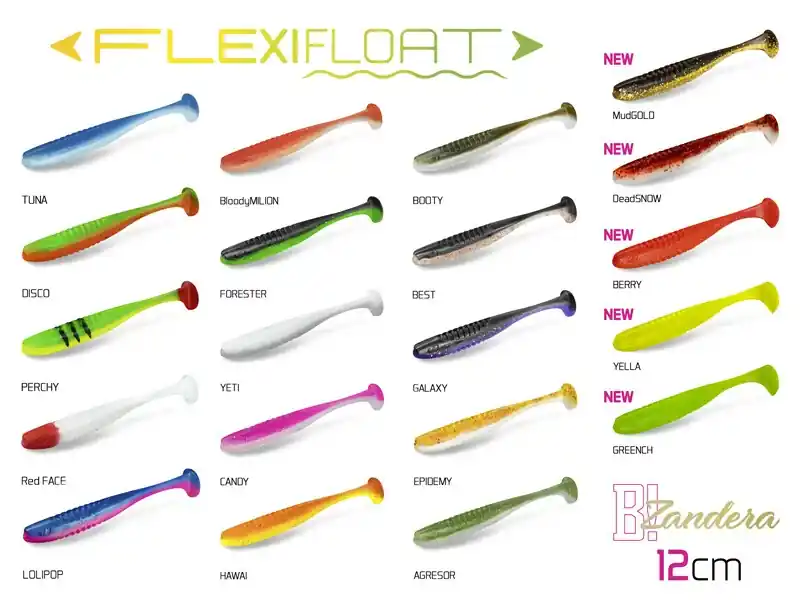 Nejprodávanější Umělá nástraha Delphin ZANDERA FlexiFLOAT UVs / 5ks