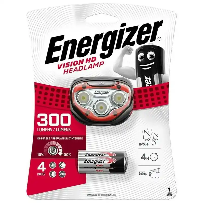 Energizer Vision HD Headlight 3LED 3xAAA 300lm Sezónní Sleva