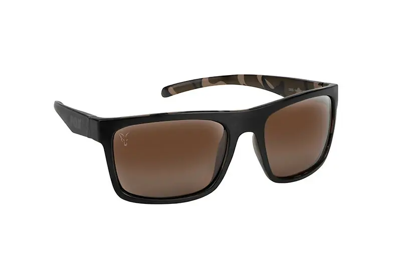 FOX Brýle COLLECTION WRAPS BLACK/ORANGE - GREY LENS Ověřený