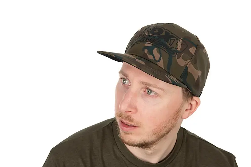 FOX kšiltovka CAMO FLAT PEAK SNAPBACK CAP Zlevněný