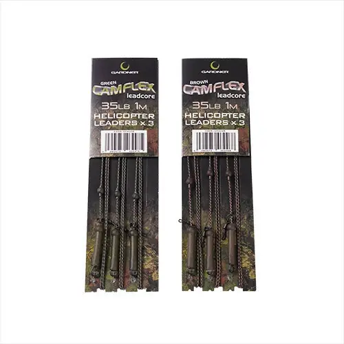 Poslední Šance Gardner Návazce Camflex Helicopter Leadcore Leaders 35lb, 3ks/1,5m