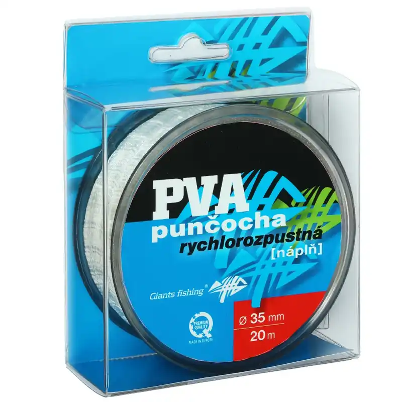 Horká Nabídka Giants fishing PVA náhradní punčocha Mesh Fast Melt Refill 35mm/20m