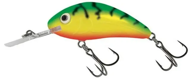 SALMO Wobler Rattlin Hornet Floating Green Tiger 3,5cm Oblíbený