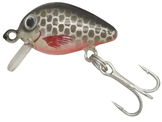 Rychlé Dodání Kamasaki Wobler Bug Stříbrná - Červená 2,5cm 1,5g