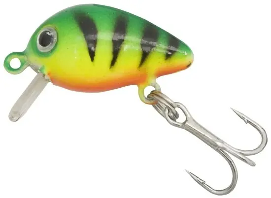 Kamasaki Wobler Bug Zelená - Žlutá 2,5cm 1,5g Zlevněný