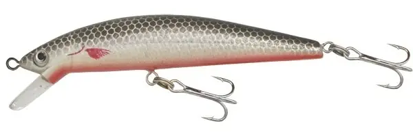 Kamasaki Wobler Minnow Stříbrná - Červená 9,5cm 3g Přímo Od Výrobce