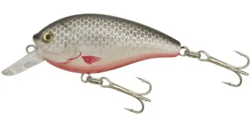 Kamasaki Wobler Fat Stříbrná - Červená 6cm Nejprodávanější