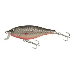 Vysoce Kvalitní Kamasaki Wobler Fat Shad Stříbrná - Červená