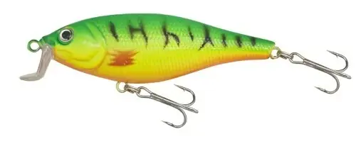 Expresní Doručení Kamasaki Wobler Fat Shad Zelená - Žlutá