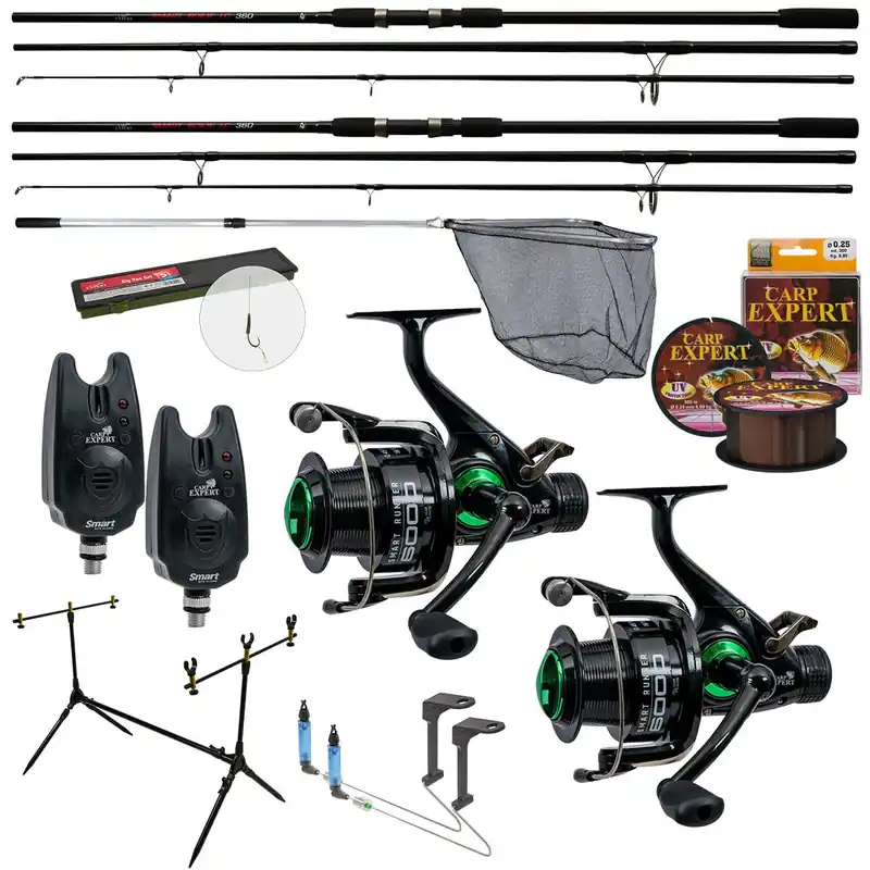 Zlevněný CARP EXPERT kompletní sada pro lov kaprů