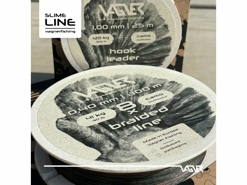 Originální VAGNER Hook Leader Camo Multicolor - 25m