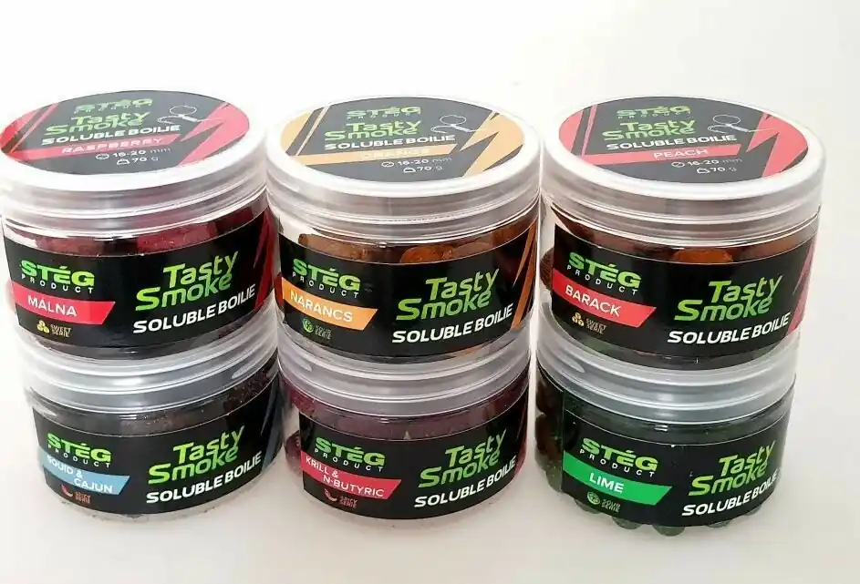 Cenový Hit TASTY SMOKE SOLUBLE BOILIE 16-20MM 70G