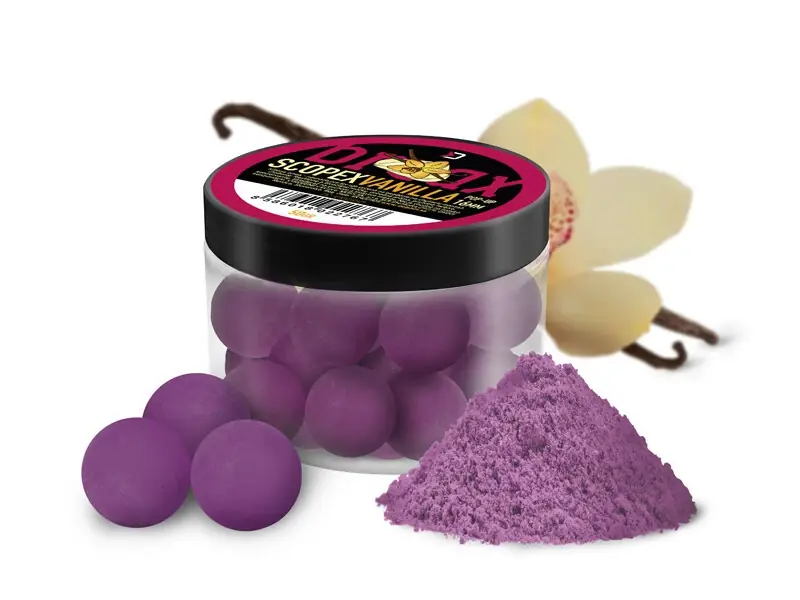 Nástraha Delphin BreaX POP 16mm/50g / Scopex - vanilka VÝPRODEJ Akční Cena