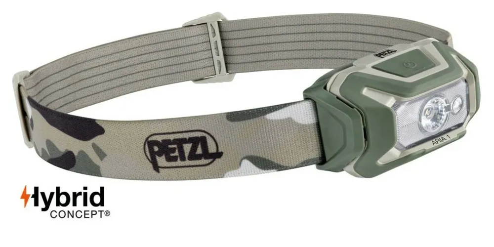 Originální Petzl čelovky - ARIA 1 RGB camou