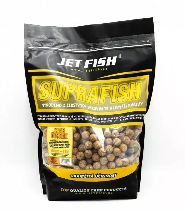 Cenově Výhodný JET FISH Supra Fish boilie 4kg