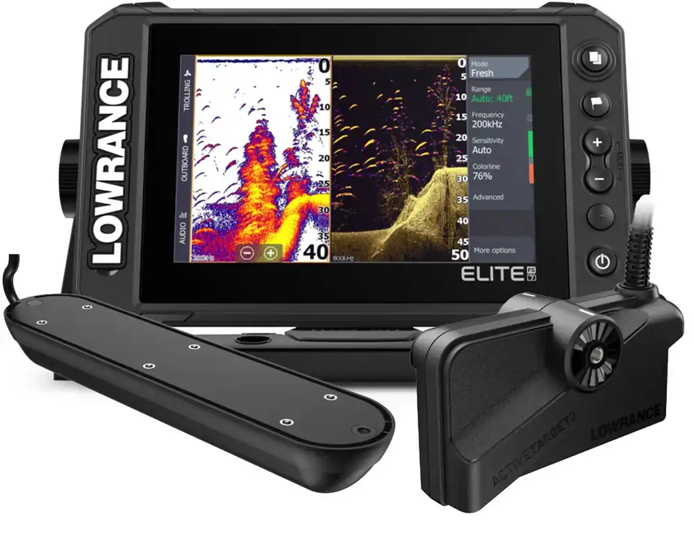 LOWRANCE ELITE FS 7 SE SONDOU ACTIVEIMAGING 3V1 + ACTIVE TARGET 2 + baterie a nabíječka ZDARMA Nakupujte Hned