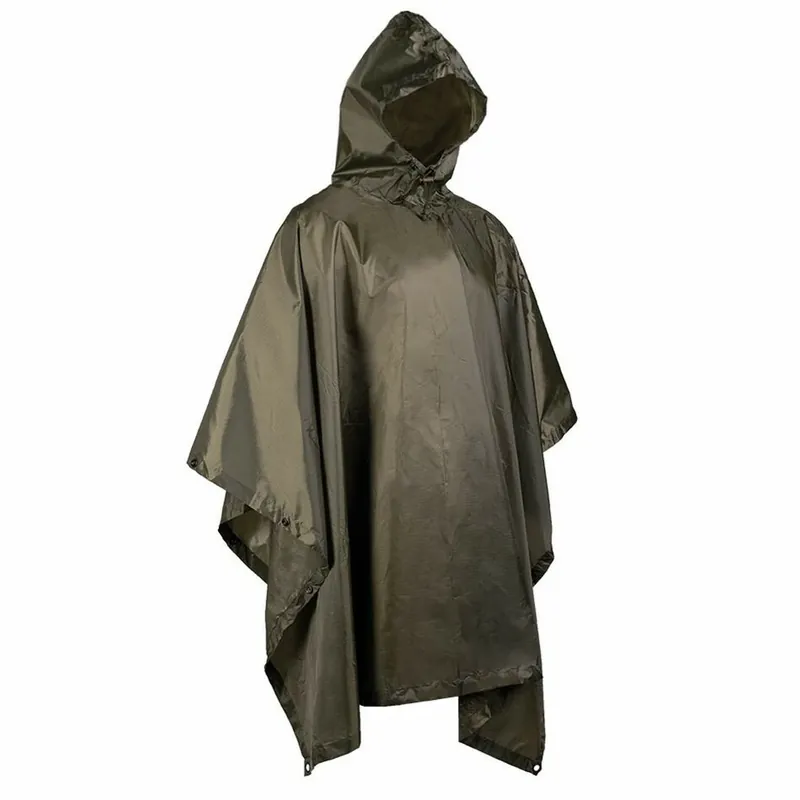Značkový MIL-TEC Pončo lehké BASIC rip-stop ZELENÉ