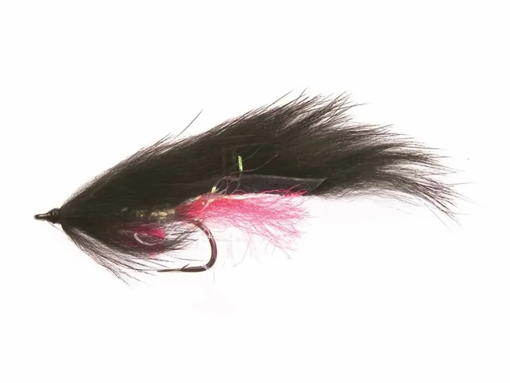 Omezená Nabídka Unique Flies Zonker Minnow Black