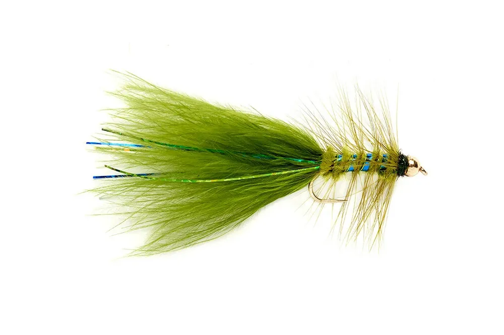 Omezená Nabídka Fulling Mill MCPHAIL BLUEFLASH DAMSEL OLIVE