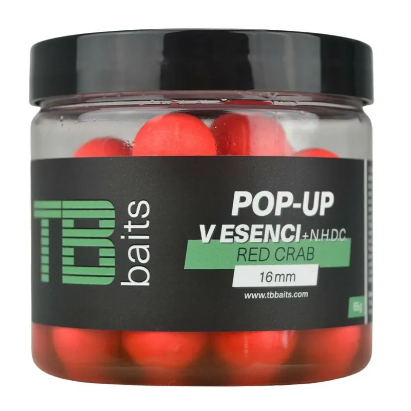 TB Baits Plovoucí Boilie Pop-Up Red Crab + NHDC 65 g Ihned K Objednání