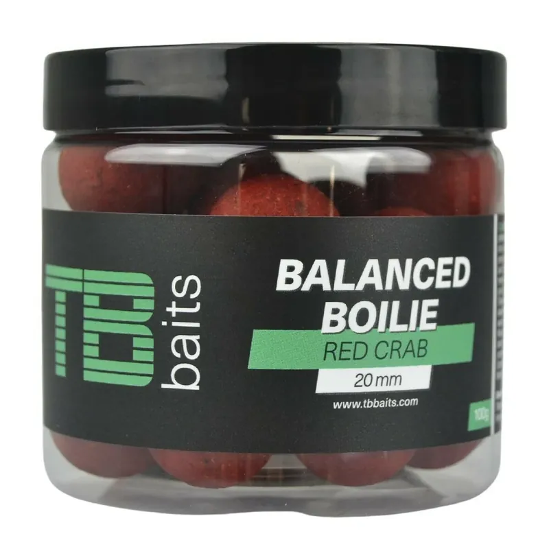 Cenově Výhodný TB Baits Vyvážené Boilie Balanced + Atraktor Red Crab 100 g