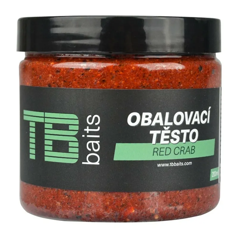 Zlevněný TB Baits Obalovací Pasta Red Crab 200 ml