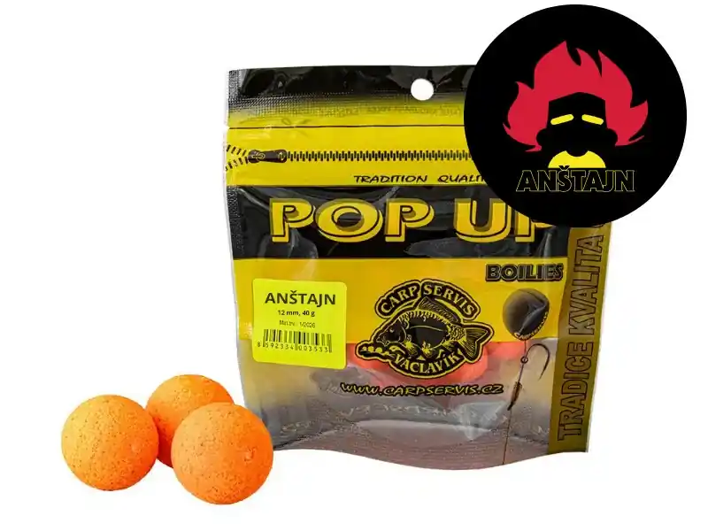 Akce CARP SERVIS VÁCLAVÍK Pop Up - sáček/40 g/12 mm/Anštajn