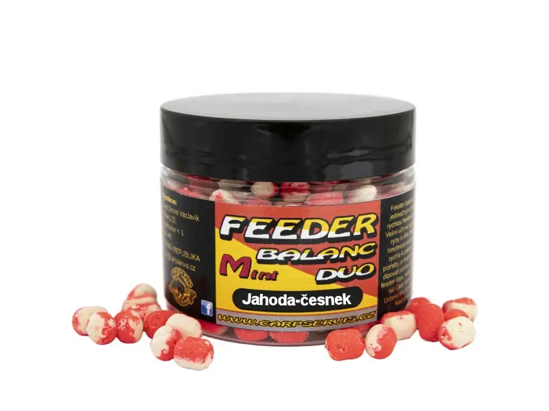 Hit Sezóny CARP SERVIS VÁCLAVÍK Feeder Balanc DUO Mini - 45 g/Jahoda-Česnek