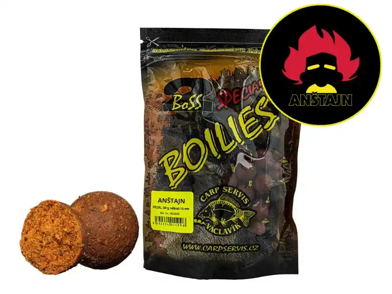 Vrácení Zdarma CARP SERVIS VÁCLAVÍK Boilies Boss2 - 200 g/16 mm/Anštajn