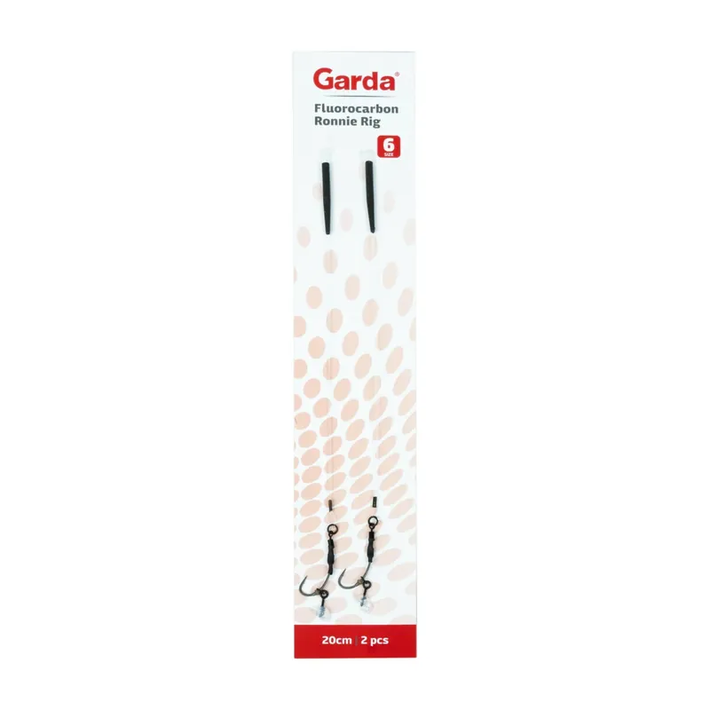 Finální Výprodej Garda hotové návazce - RONNIE FLUOROCARBON RIG č.4 2ks