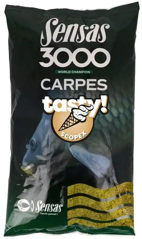 Sensas Krmítková směs 3000 Carp Tasty 1kg Víkendová Akce