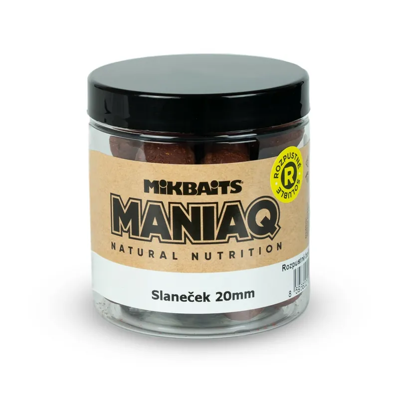 Levný MIKBAITS ManiaQ boilie rozpustné 250ml - Slaneček 20mm
