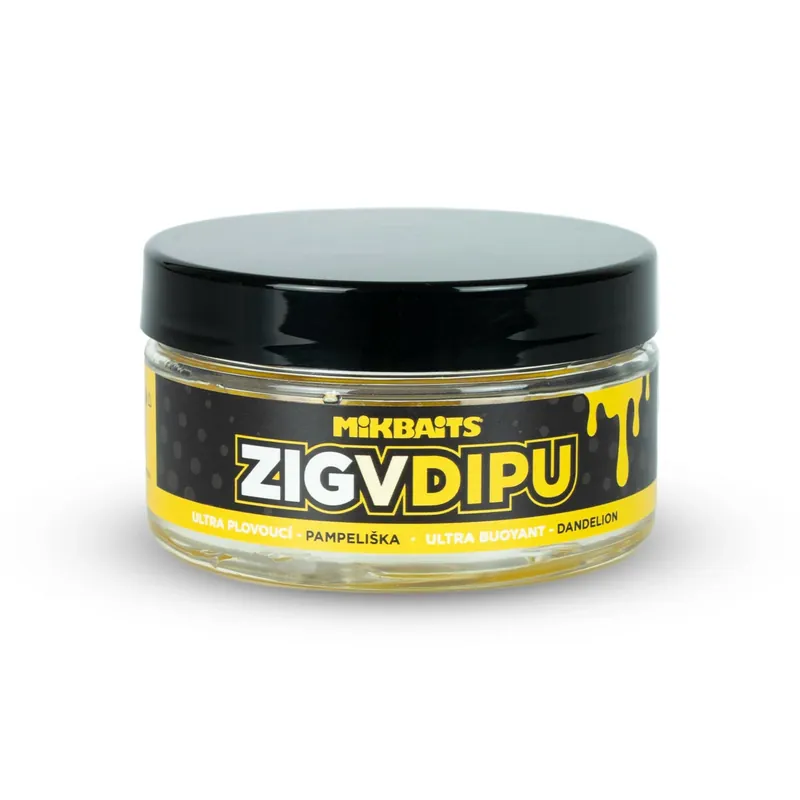 MIKBAITS Zig ultra plovoucí v dipu - Pampeliška 15mm Horká Nabídka