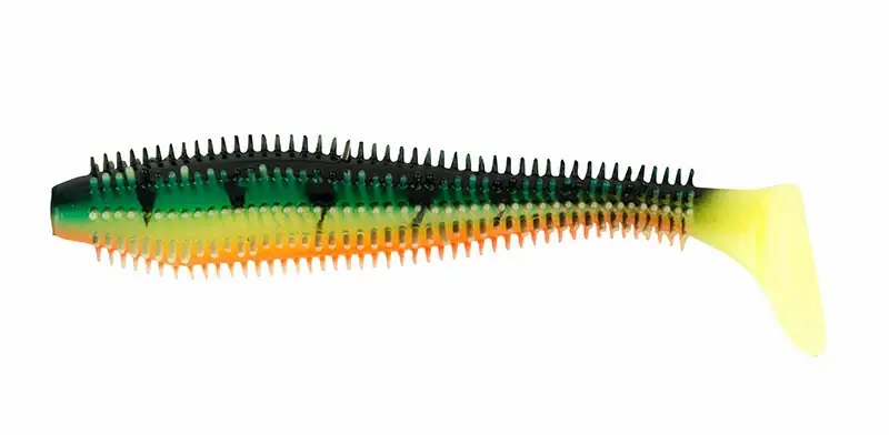 Fox Rage Spikey Shad Fire Tiger Sleva