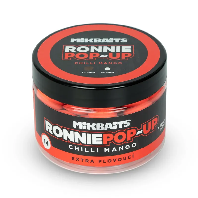 MIKBAITS Ronnie pop-up 150ml - Chilli Mango 14mm Cenová Bomba