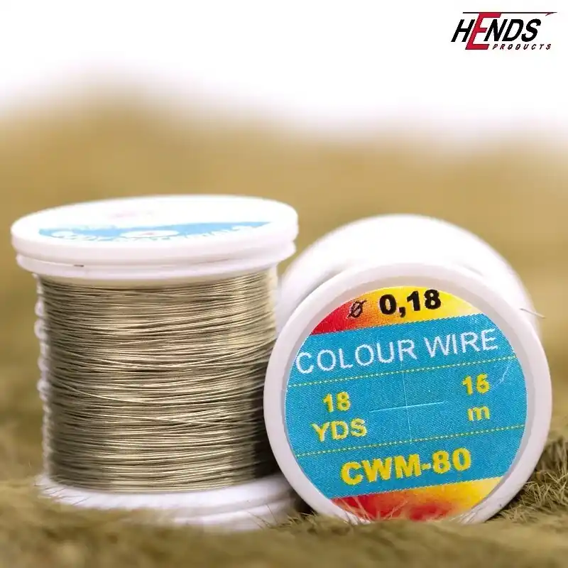 Zlevněný HENDS Drátek COLOUR WIRE - STAROSTŘÍBRNÁ 0,18mm