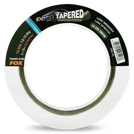Cenově Výhodný Fox Šokový Vlasec Exocet Pro Tapered Leader 3x12 m