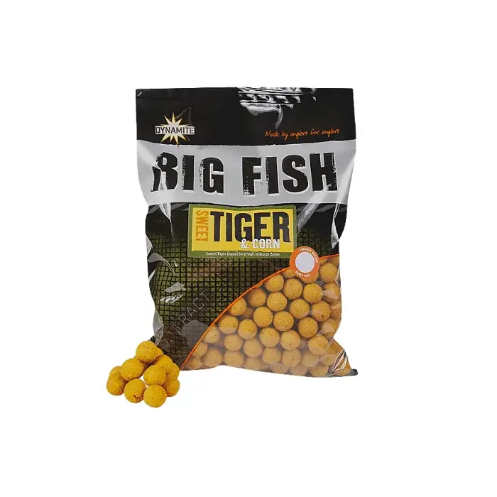 Výhodná Nabídka Dynamite Baits Boilies Sweet Tiger & Corn 20mm 1,8kg