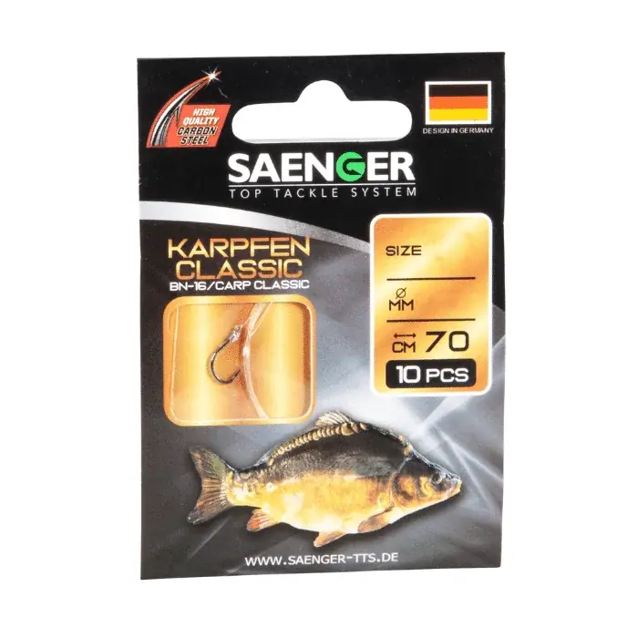Poslední Šance Sänger Karpfen Classic BN-16 – 70cm Größe 6 7,7kg 0,28mm