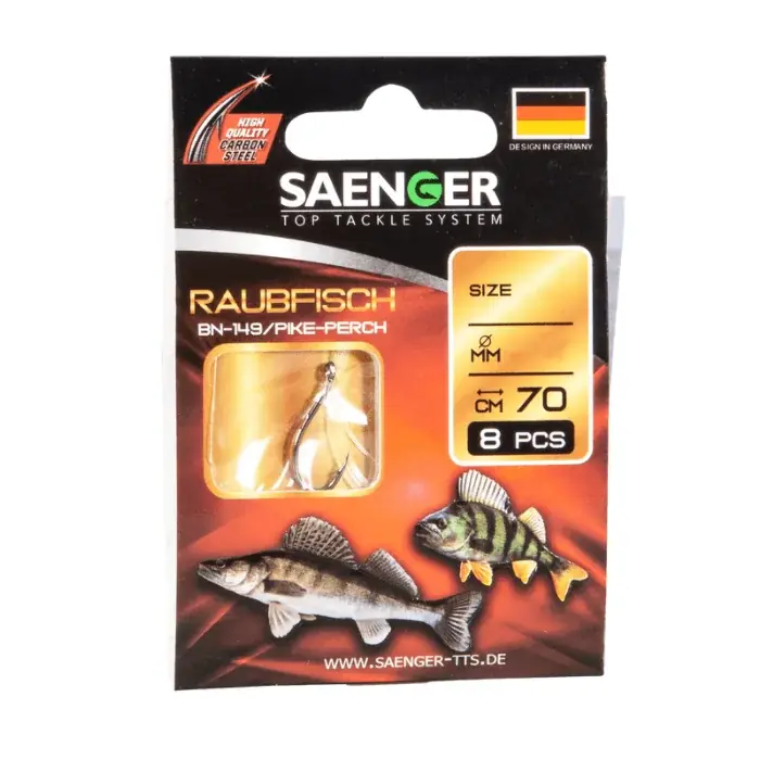 Tovární Cena Sänger Raubfisch BN-149 – 70cm Größe 2/0 7,7kg 0,30mm