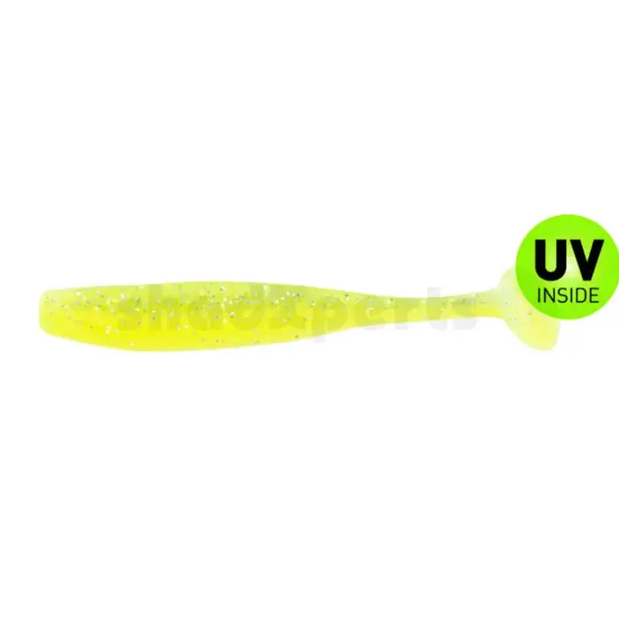 Vysoce Kvalitní Relax Bass Shad 7 cm (2,7") Fluogelb/Fluogrün 4 Stück