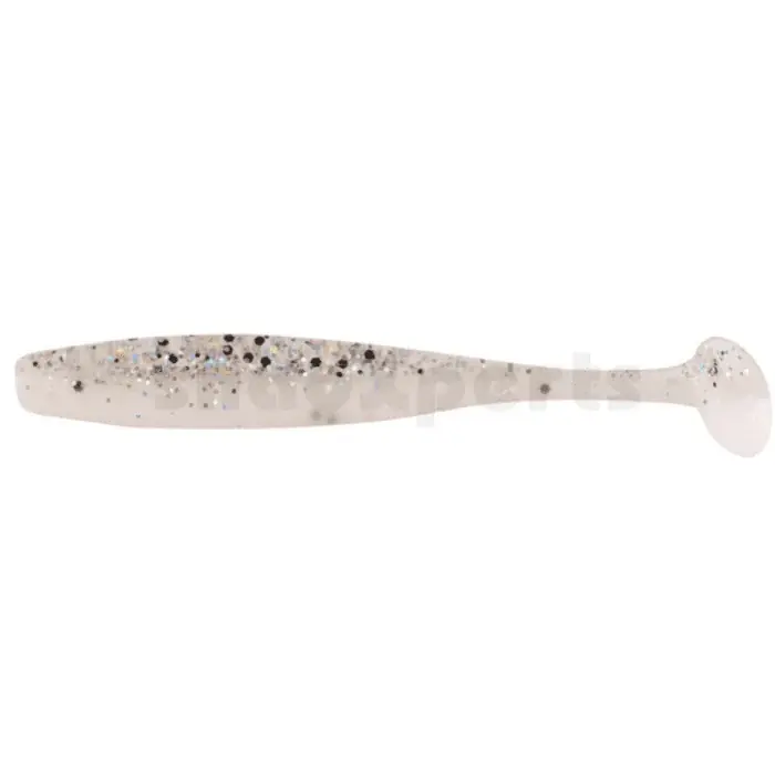Časově Omezené Relax Bass Shad 7 cm (2,7") Weiß klar/Salt´n Pepper 4 Stück