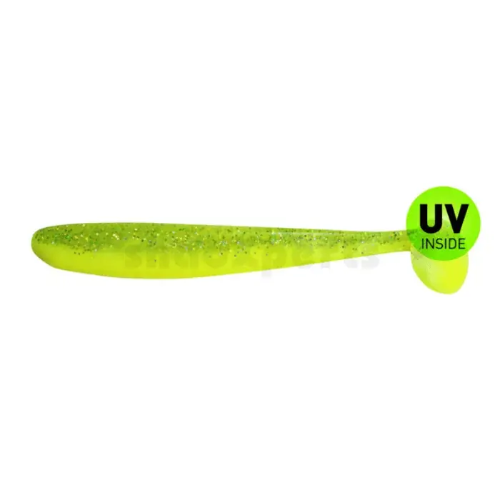 Omezená Nabídka Relax Bass Shad 9 cm (3,5") Fluogelb/Fluogrün 3 Stück