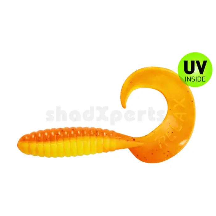 Koupit Online Relax Twister 8 cm (3") fluogelb/orange-silber 5 Stück