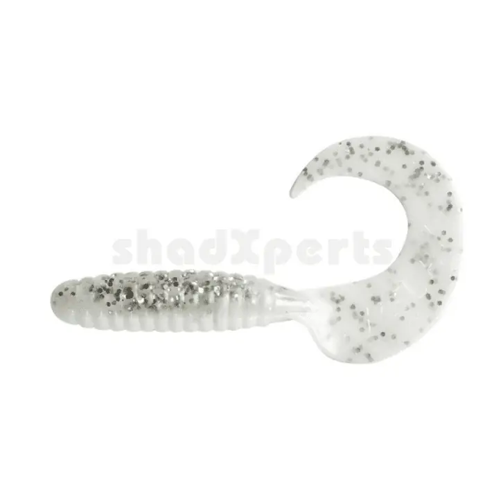 Relax Twister 8 cm (3") weiß klar/salt‘n pepper 5 Stück Zlevněný