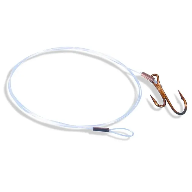 Víkendová Akce Sänger Fluorocarbon Rig mit Ryderhaken Größe 4 0,30 mm 55 cm